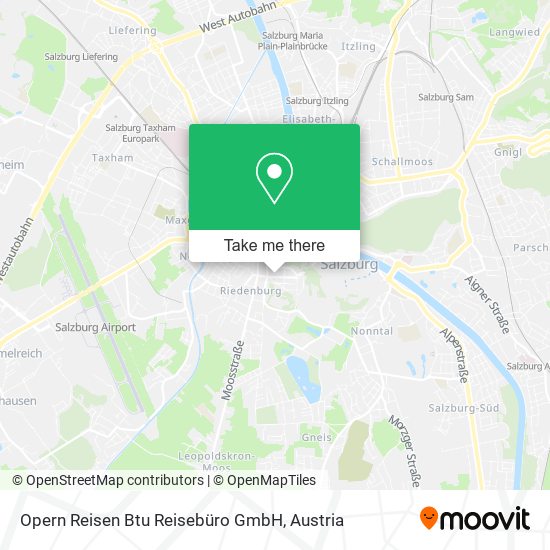 Opern Reisen Btu Reisebüro GmbH map