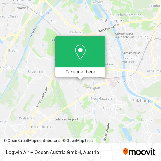 Logwin Air + Ocean Austria GmbH map