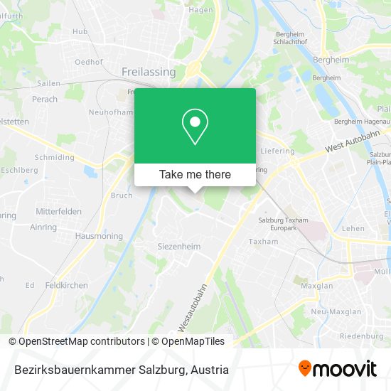 Bezirksbauernkammer Salzburg map