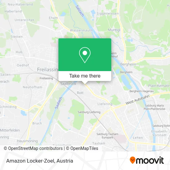 Amazon Locker-Zoel map