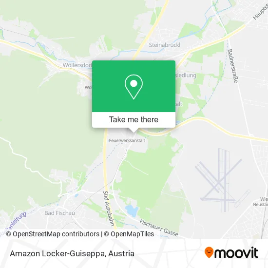 Amazon Locker-Guiseppa map