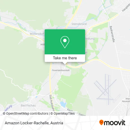 Amazon Locker-Rachelle map