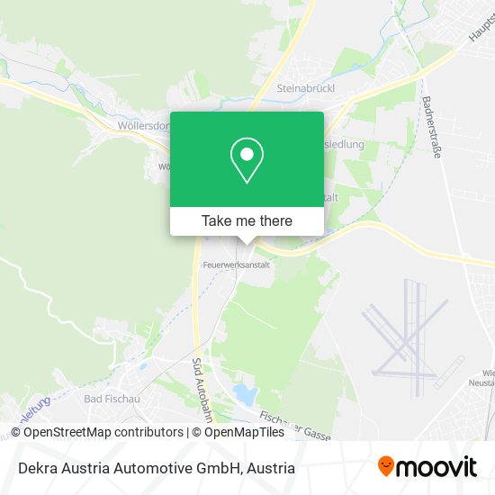 Dekra Austria Automotive GmbH map