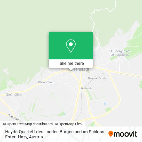 Haydn-Quartett des Landes Burgenland im Schloss Ester- Hazy map