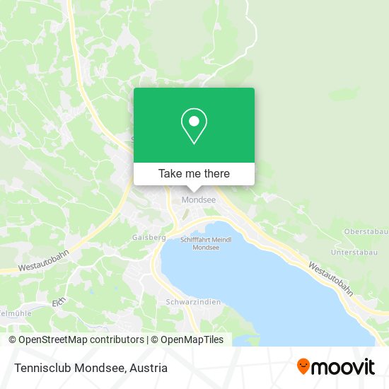 Tennisclub Mondsee map