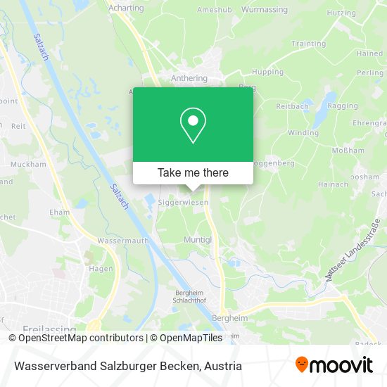 Wasserverband Salzburger Becken map