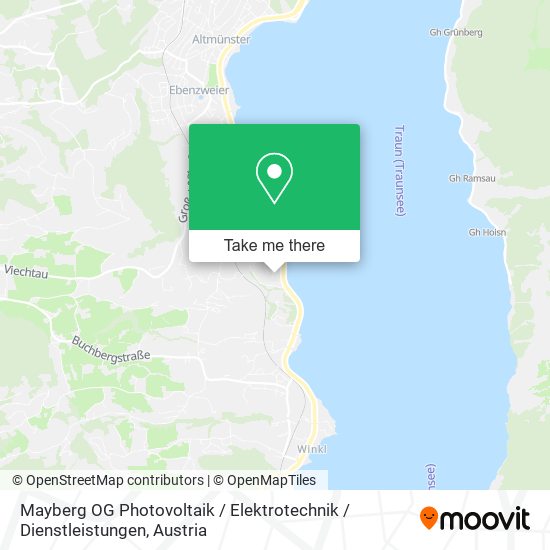 Mayberg OG Photovoltaik / Elektrotechnik / Dienstleistungen map