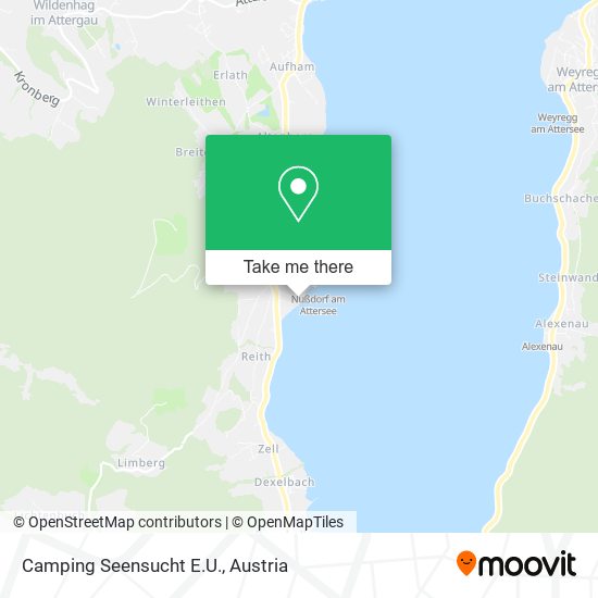 Camping Seensucht E.U. map