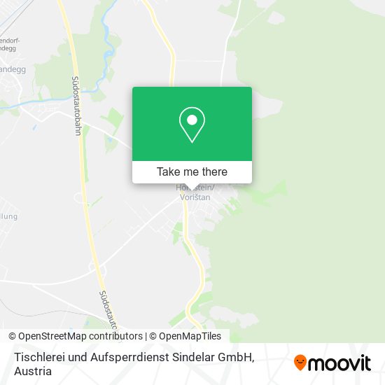 Tischlerei und Aufsperrdienst Sindelar GmbH map