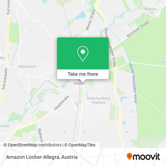 Amazon Locker-Allegra map