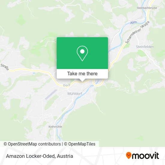 Amazon Locker-Oded map