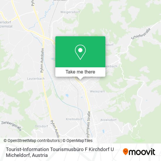 Tourist-Information Tourismusbüro F Kirchdorf U Micheldorf map