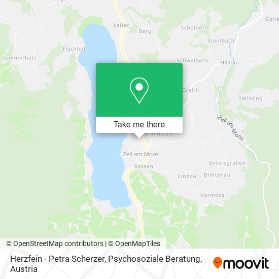 Herzfein - Petra Scherzer, Psychosoziale Beratung map