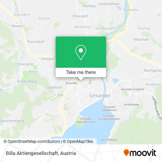 Billa Aktiengesellschaft map