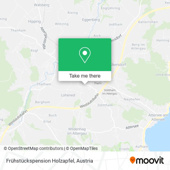 Frühstückspension Holzapfel map