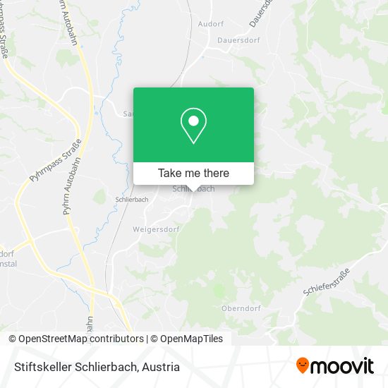 Stiftskeller Schlierbach map