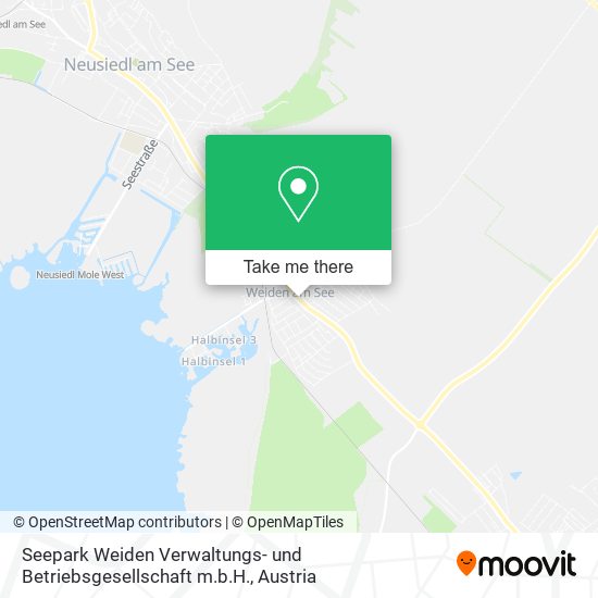 Seepark Weiden Verwaltungs- und Betriebsgesellschaft m.b.H. map