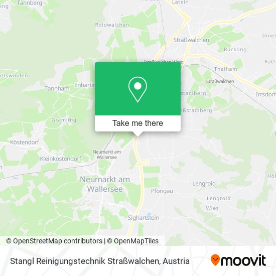 Stangl Reinigungstechnik Straßwalchen map