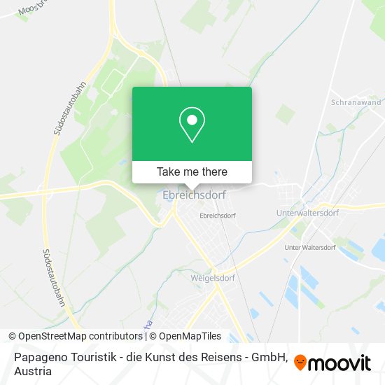 Papageno Touristik - die Kunst des Reisens - GmbH map