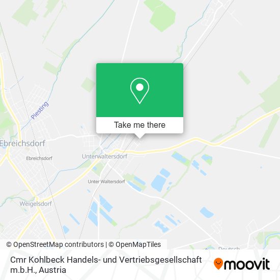 Cmr Kohlbeck Handels- und Vertriebsgesellschaft m.b.H. map