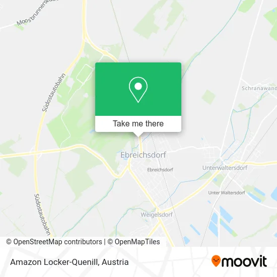 Amazon Locker-Quenill map