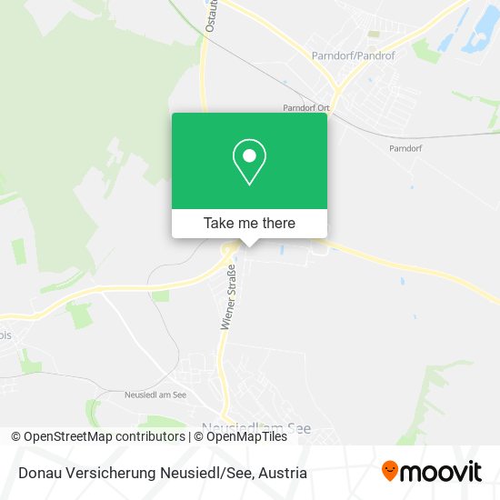 Donau Versicherung Neusiedl / See map