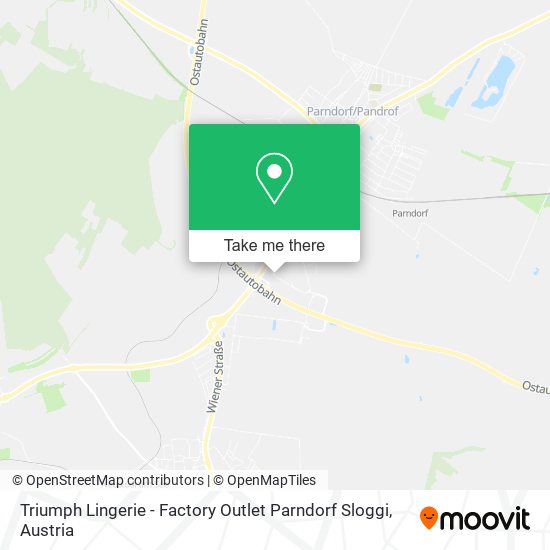 Triumph Lingerie - Factory Outlet Parndorf Sloggi map