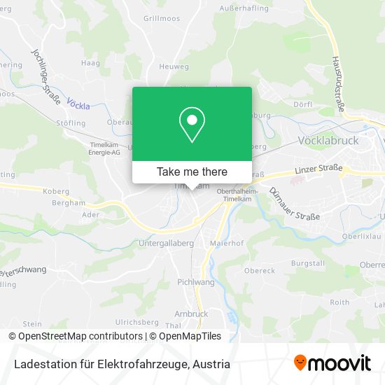 Ladestation für Elektrofahrzeuge map