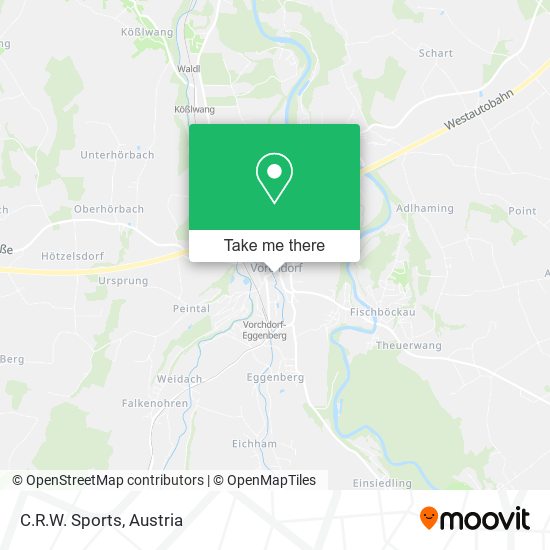 C.R.W. Sports map