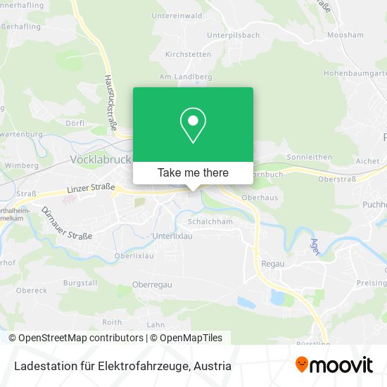 Ladestation für Elektrofahrzeuge map