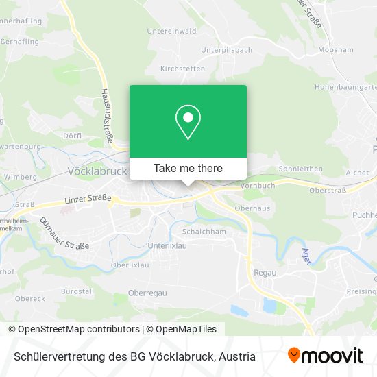 Schülervertretung des BG Vöcklabruck map