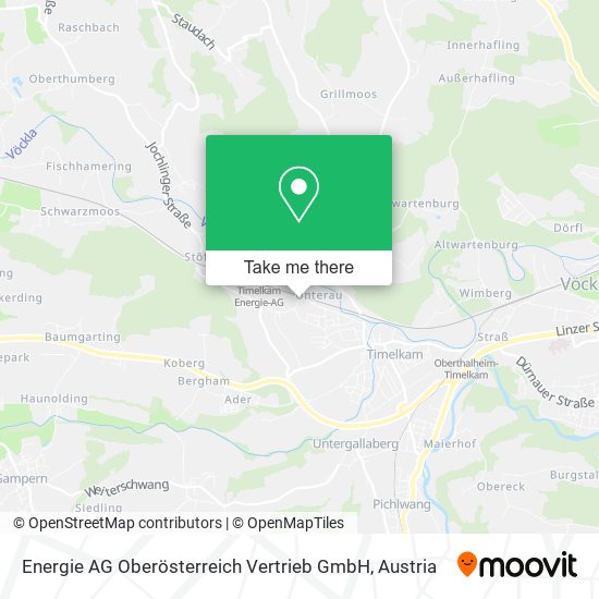 Energie AG Oberösterreich Vertrieb GmbH map