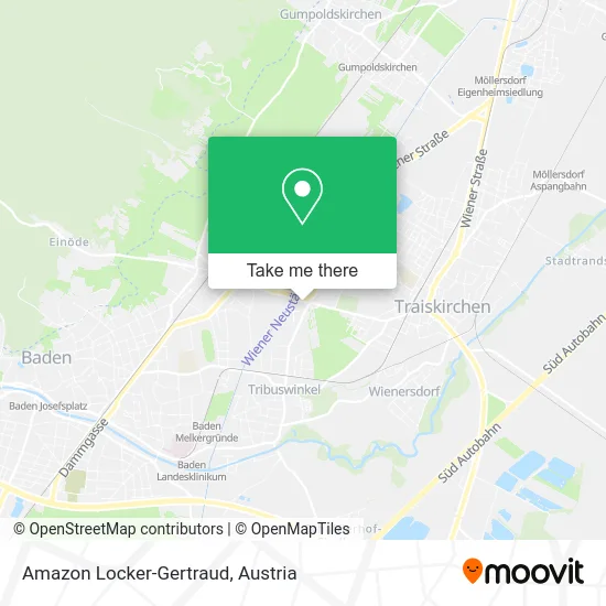 Amazon Locker-Gertraud map