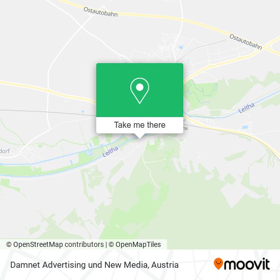 Damnet Advertising und New Media map