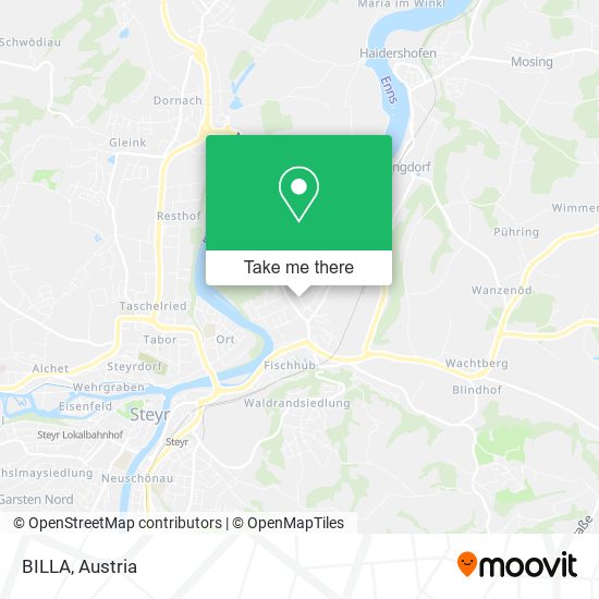 BILLA map