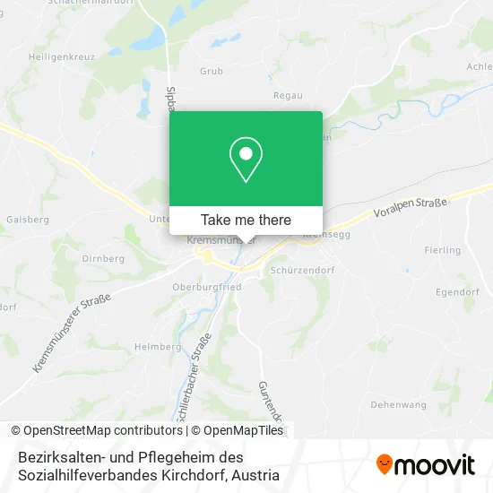 Bezirksalten- und Pflegeheim des Sozialhilfeverbandes Kirchdorf map