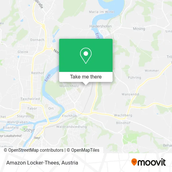 Amazon Locker-Thees map