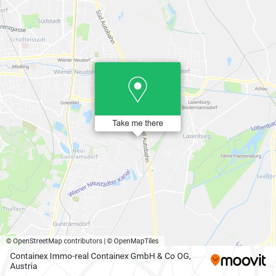 Containex Immo-real Containex GmbH & Co OG map