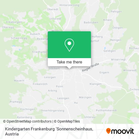 Kindergarten Frankenburg 'Sonnenscheinhaus map
