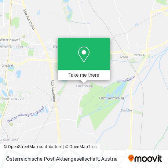 Österreichische Post Aktiengesellschaft map