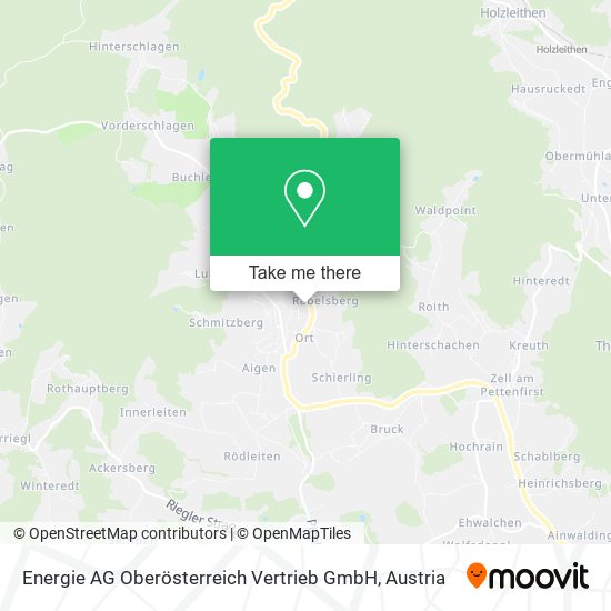 Energie AG Oberösterreich Vertrieb GmbH map