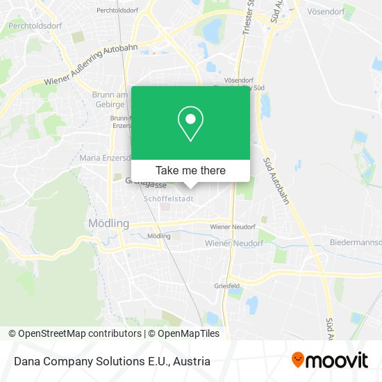 Dana Company Solutions E.U. map