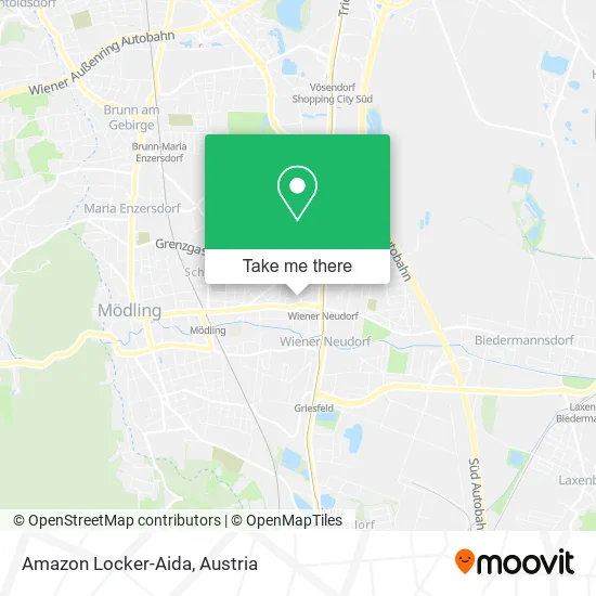 Amazon Locker-Aida map