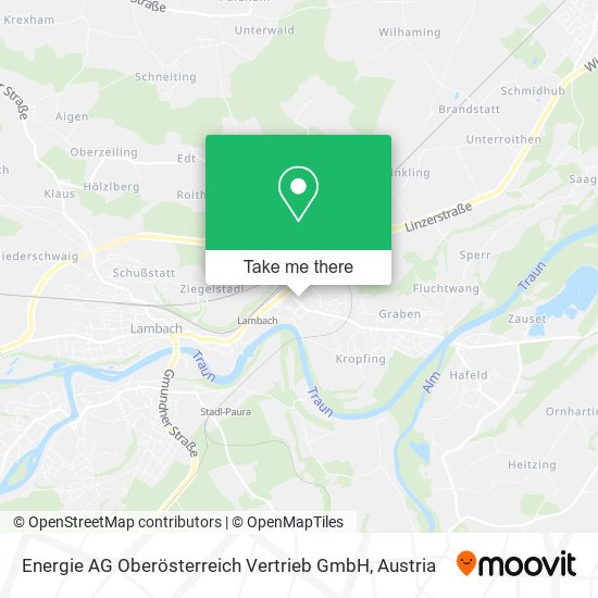 Energie AG Oberösterreich Vertrieb GmbH map