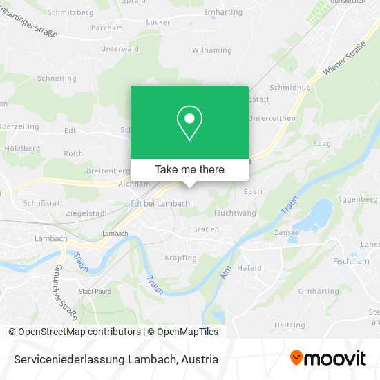 Serviceniederlassung Lambach map