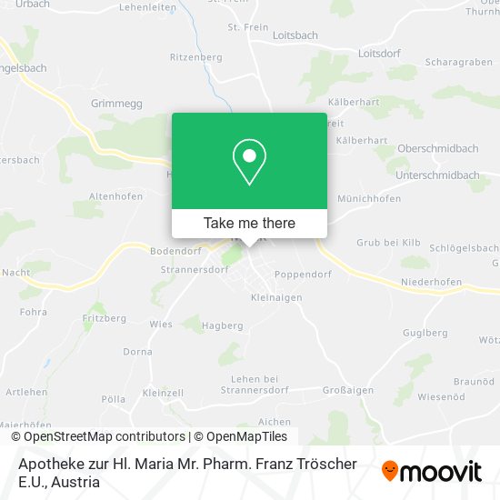 Apotheke zur Hl. Maria Mr. Pharm. Franz Tröscher E.U. map