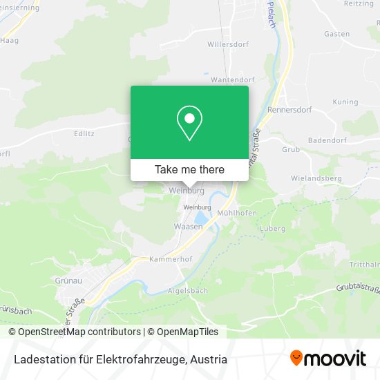 Ladestation für Elektrofahrzeuge map