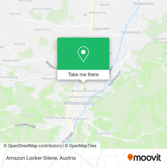 Amazon Locker-Silene map