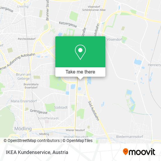 IKEA Kundenservice map