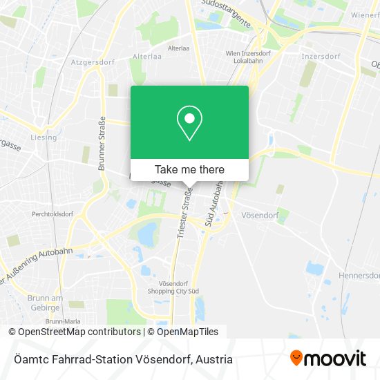 Öamtc Fahrrad-Station Vösendorf map